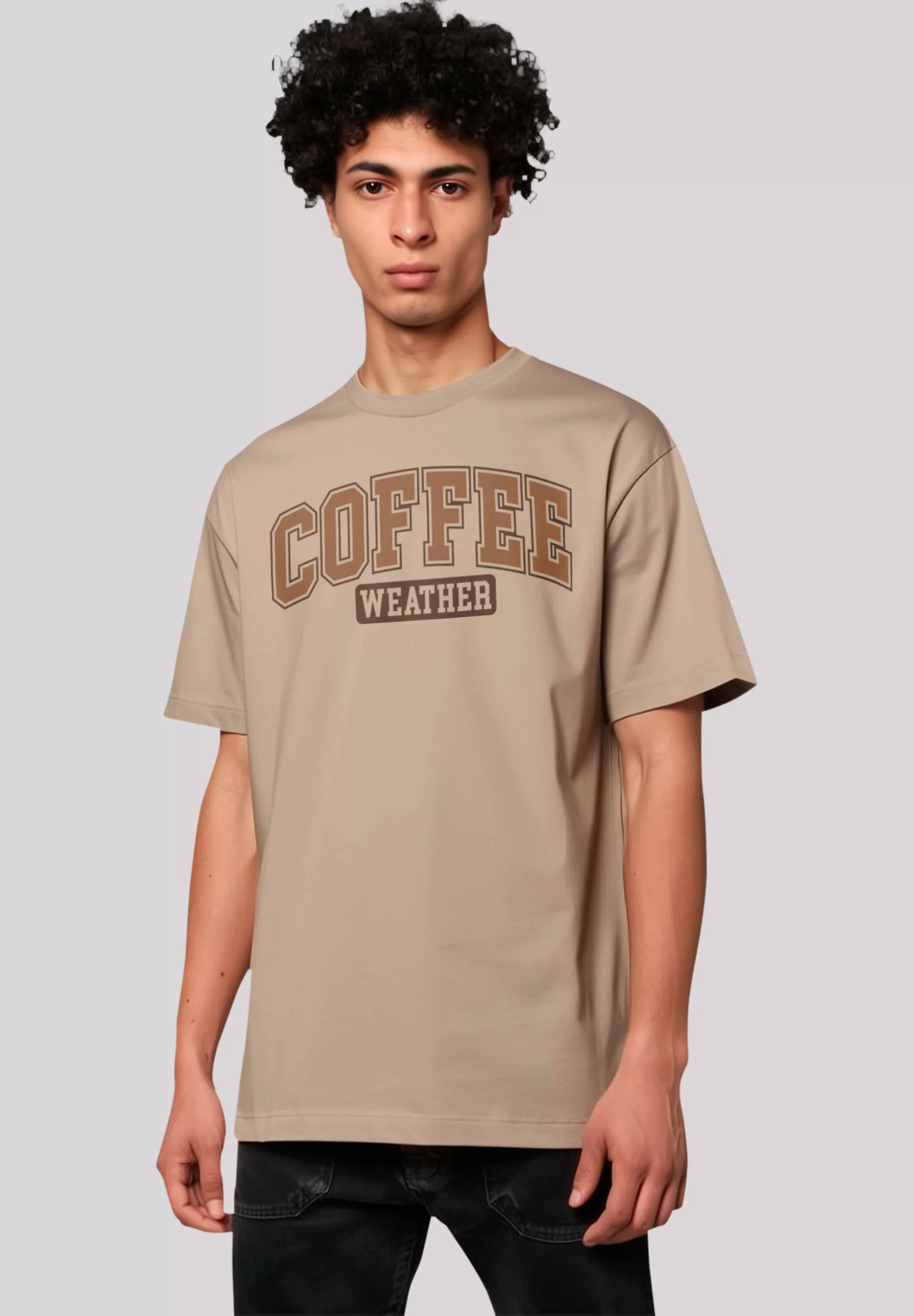 F4NT4STIC T-Shirt "Coffee Weather Winter Holiday Weihnachten", Premium Qual günstig online kaufen