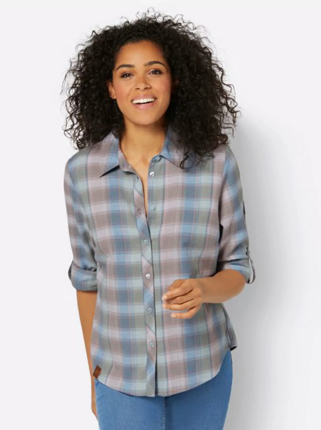 Witt Klassische Bluse Flanell-Bluse günstig online kaufen