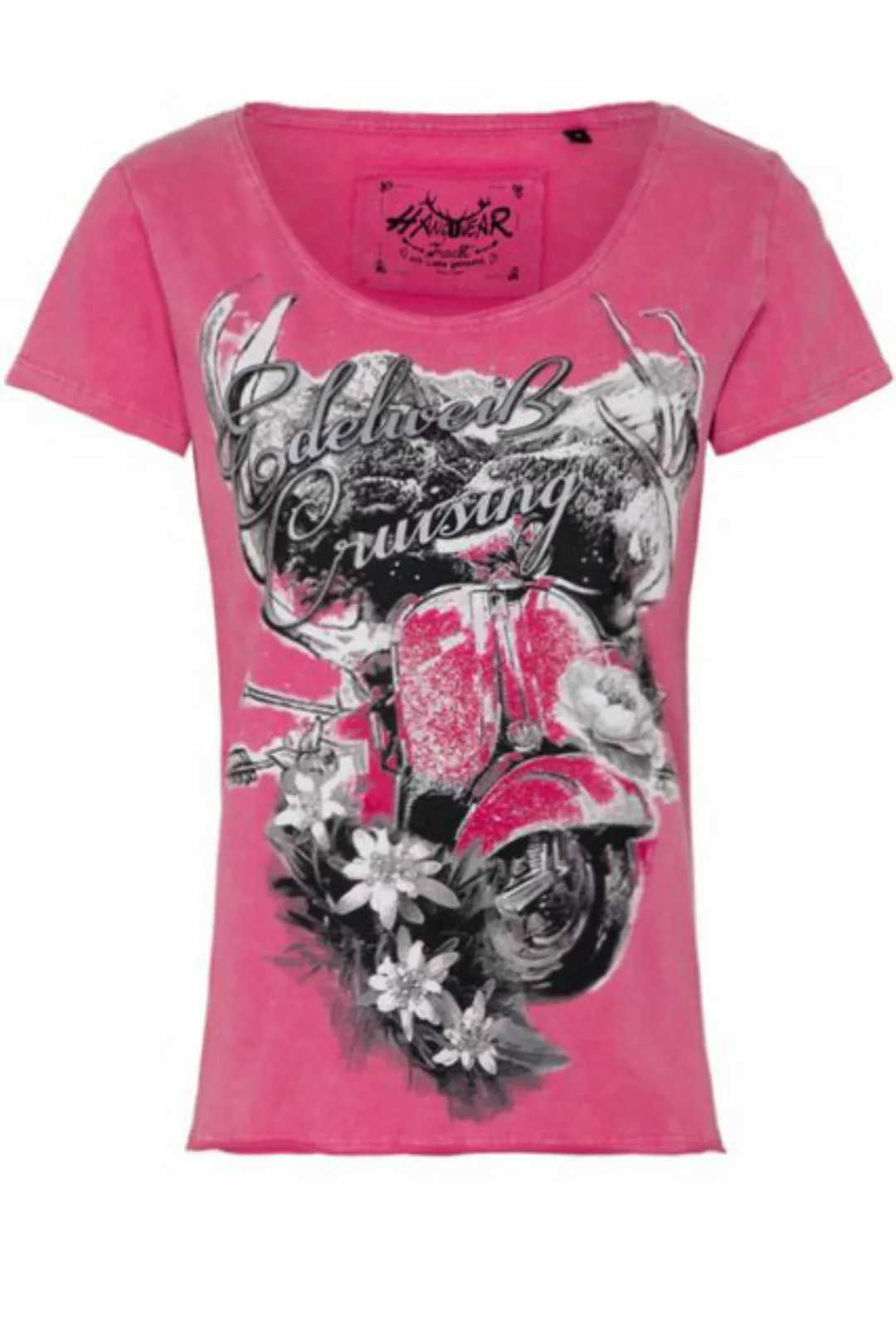 Hangowear Trachtenshirt Trachtenshirt Damen - ZELDA - pink günstig online kaufen