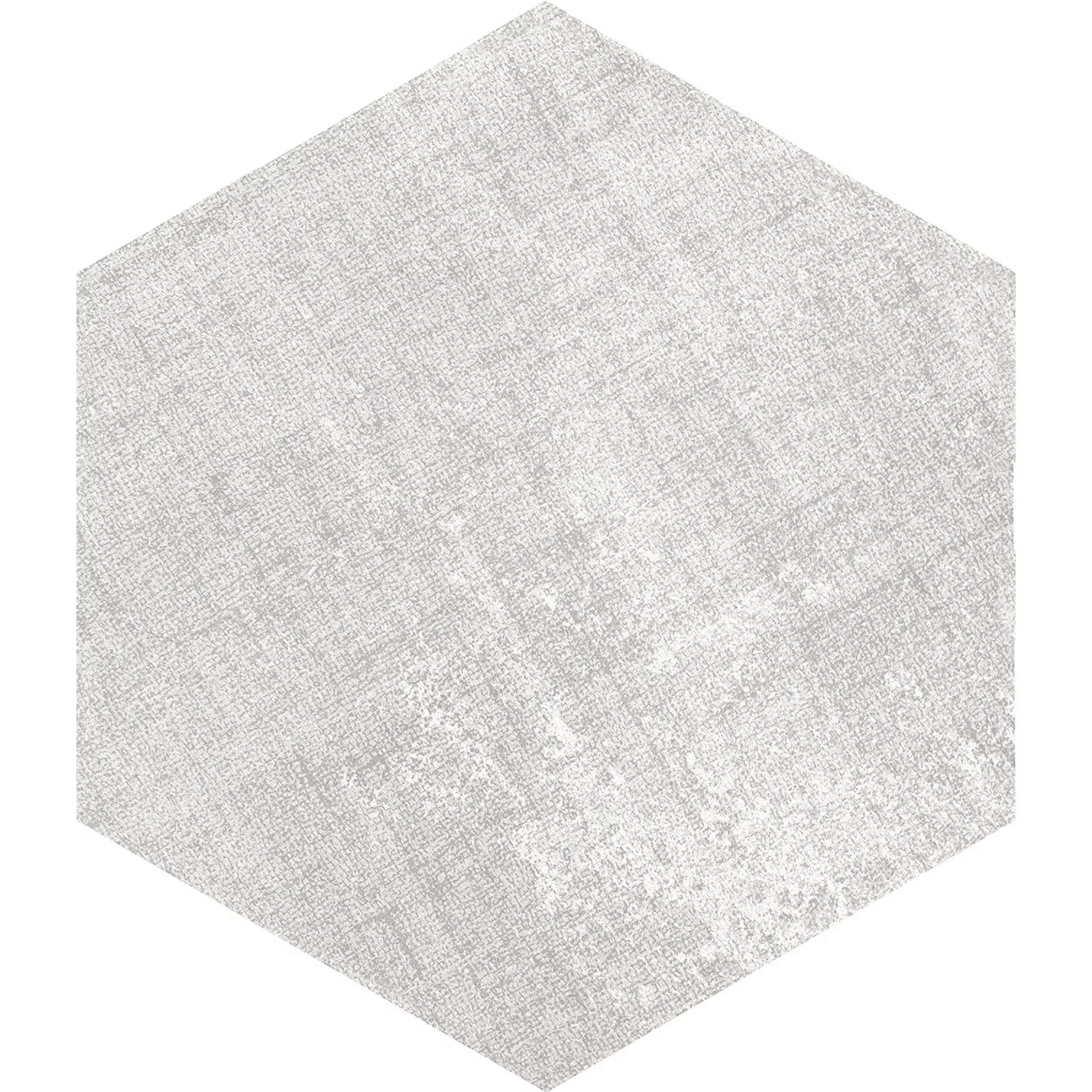 Feinsteinzeug Hexagon Fabrik Silver Glasiert Matt 21,5 x 25 x 0,9 cm günstig online kaufen