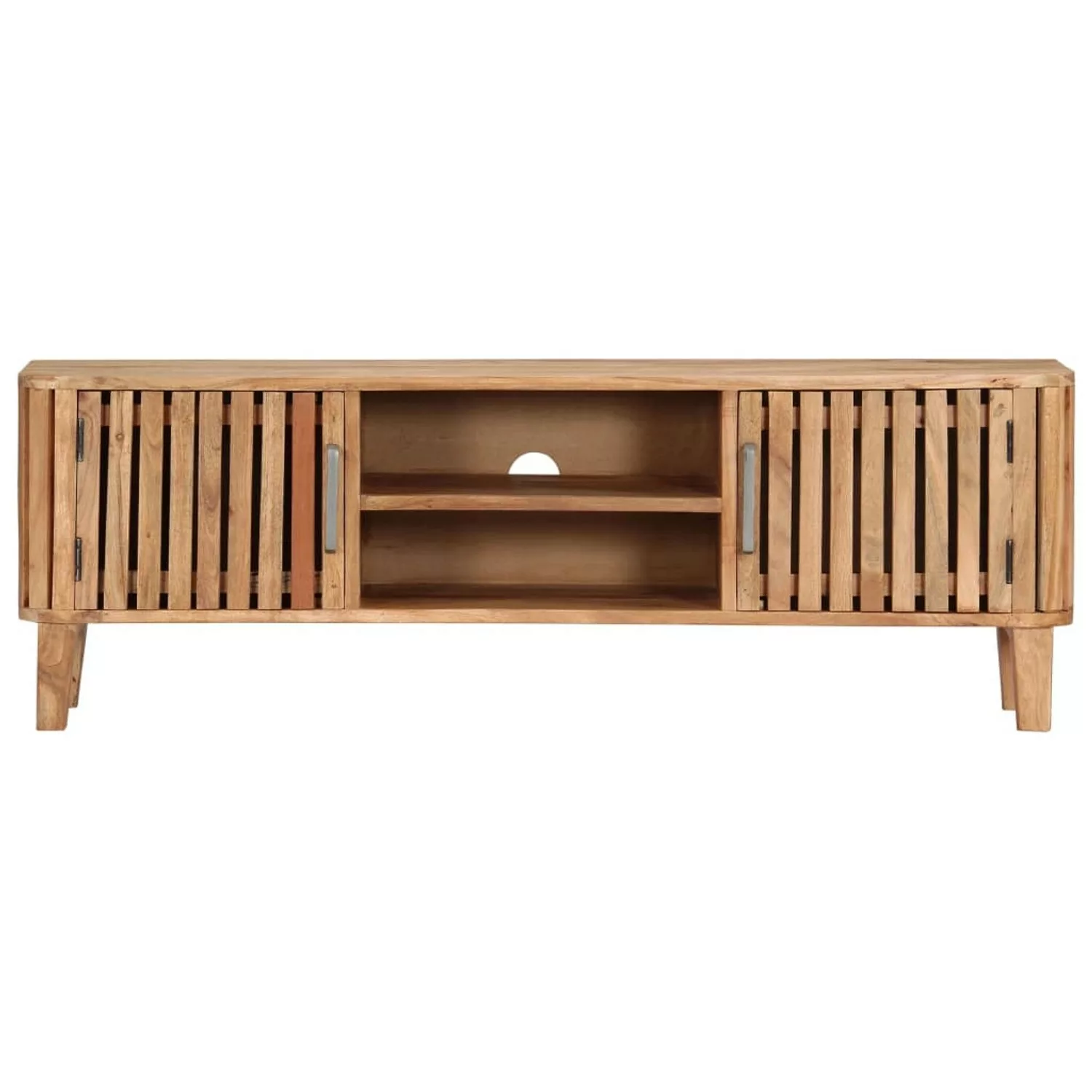 vidaXL TV-Schrank TV-Schrank 130 x 30 x 45 cm Akazie Massivholz Lowboard günstig online kaufen