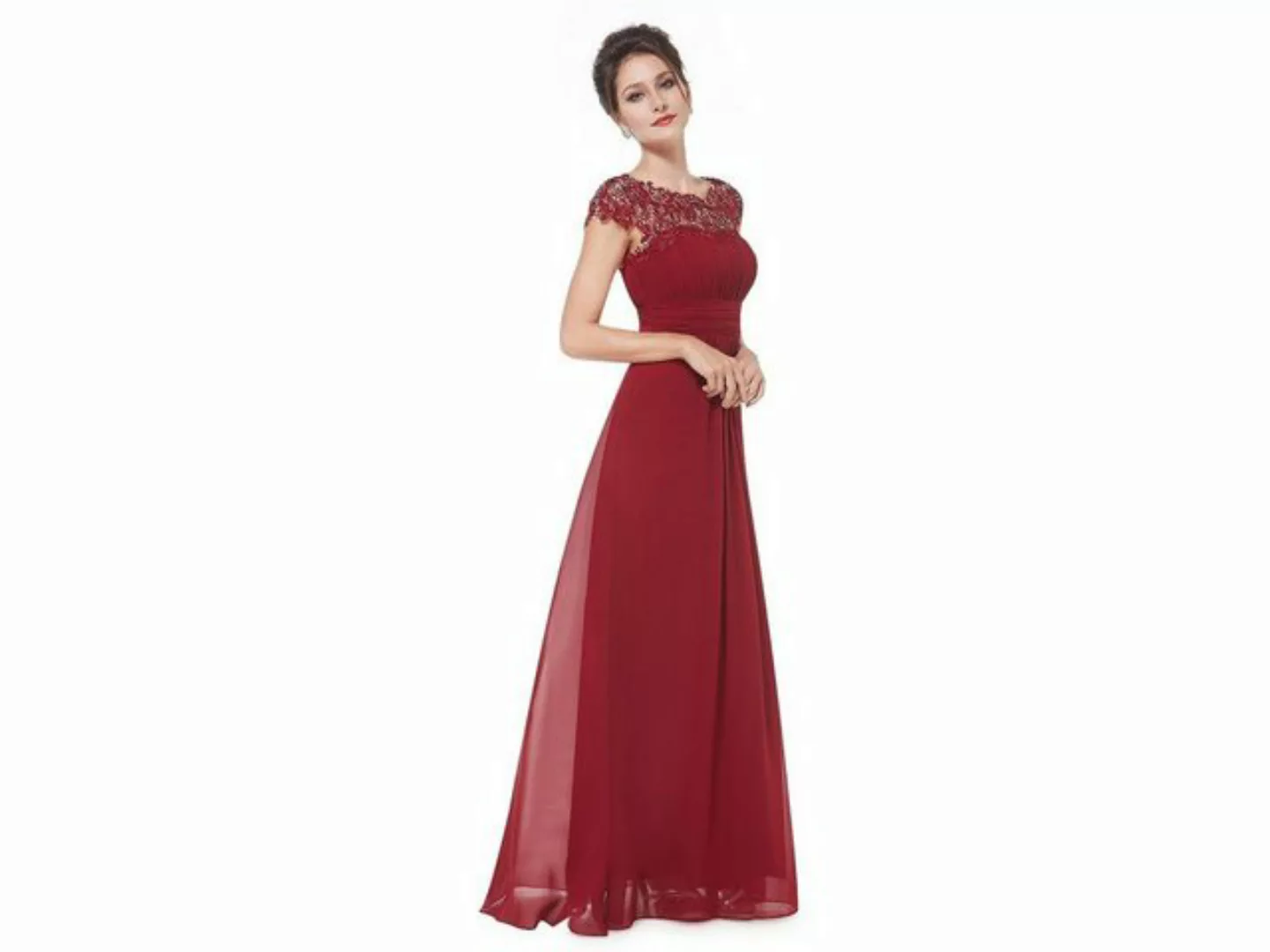 KIKI Abendkleid Spitze sexy langes Kleid Abendkleid günstig online kaufen