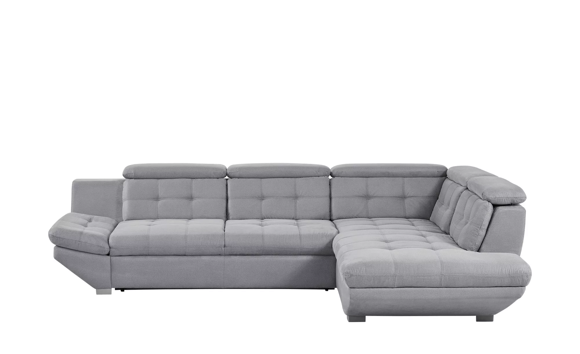 uno Ecksofa - grau - 80 cm - Polstermöbel > Sofas > Ecksofas - Möbel Kraft günstig online kaufen