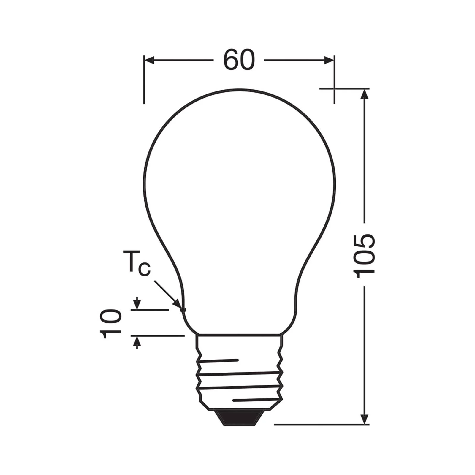 OSRAM LED-Leuchtmittel Birne E27 7,2W matt 2.700K 1521lm 2er günstig online kaufen