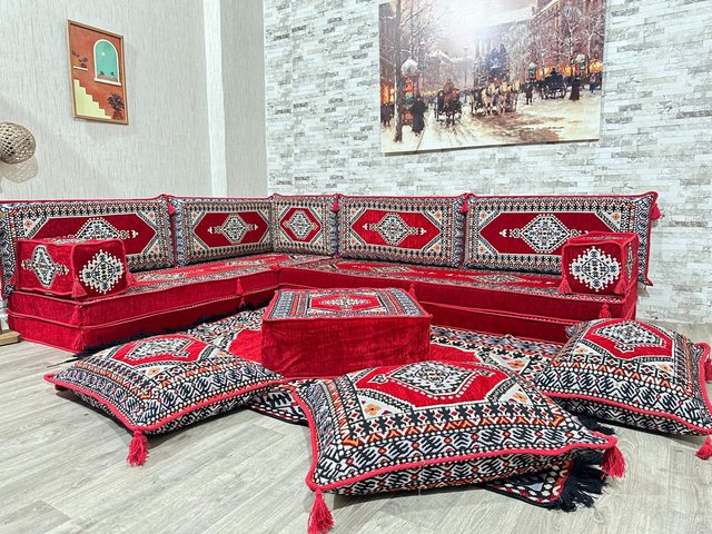 CaddeBuy Sofa Orientalisches Sitzecke Set, Arabische Ecke Majlis, Bodenkiss günstig online kaufen