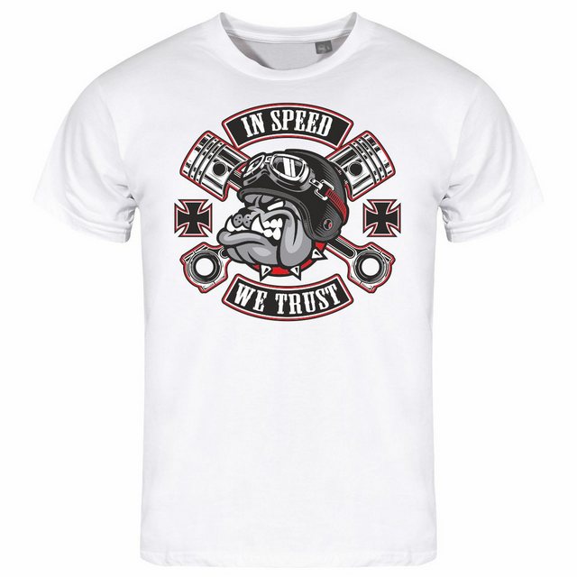 deinshirt Print-Shirt Herren T-Shirt In speed we trust Funshirt mit Motiv günstig online kaufen