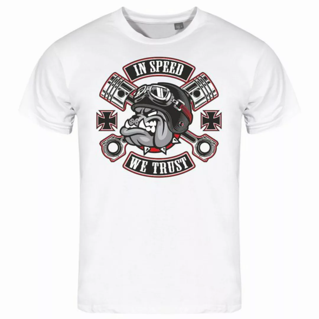 deinshirt Print-Shirt Herren T-Shirt In speed we trust Funshirt mit Motiv günstig online kaufen