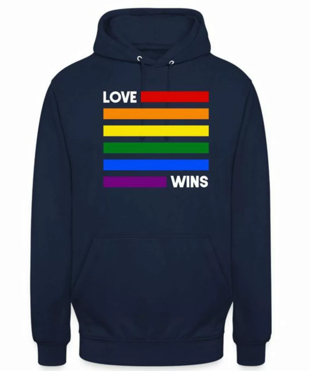 Quattro Formatee Kapuzenpullover Love Wins - Stolz Regenbogen LGBT Gay Prid günstig online kaufen