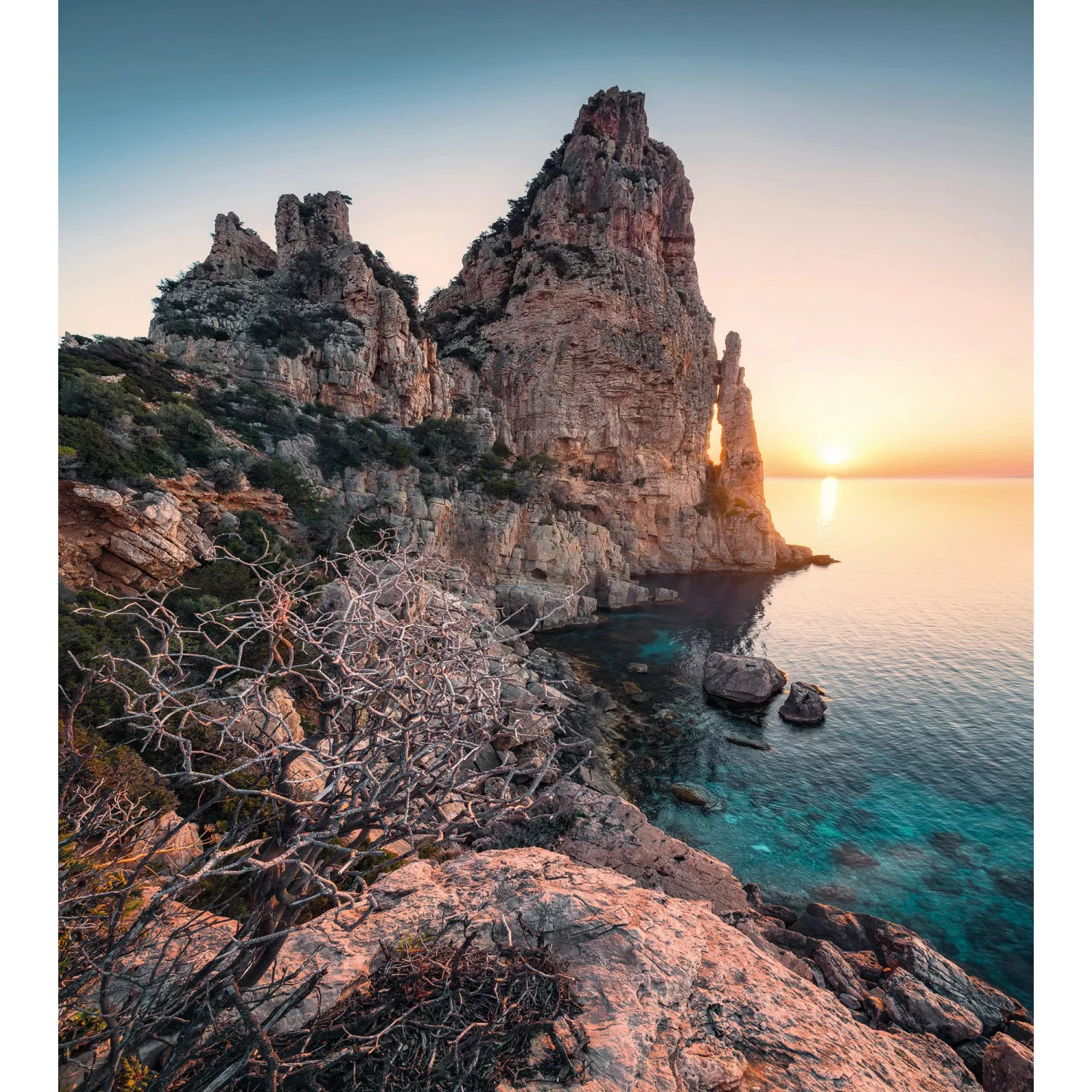 Vlies Fototapete Colors of Sardegna 250x280 cm günstig online kaufen