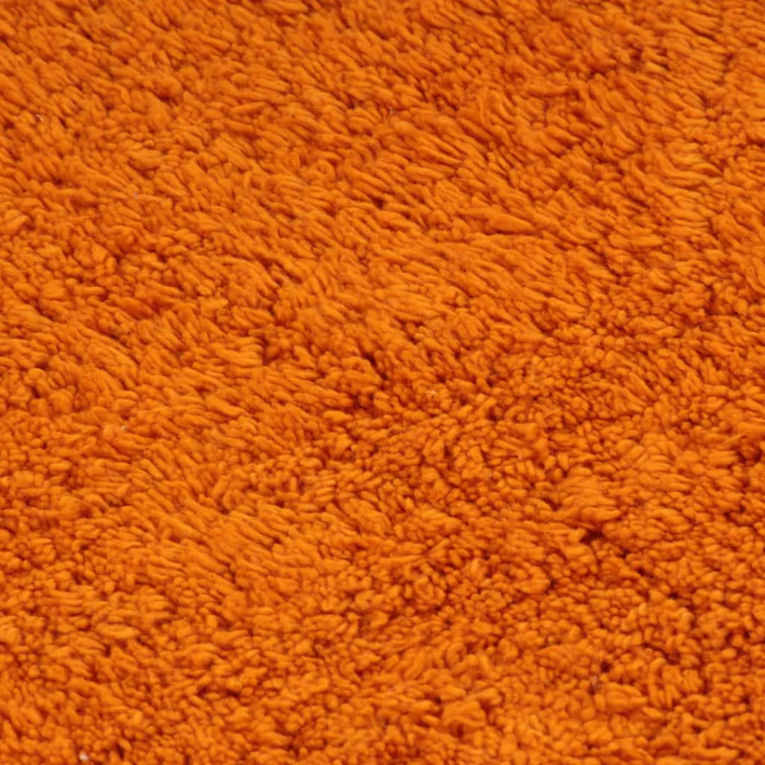 Vidaxl Badematten-set 3-tlg. Stoff Orange günstig online kaufen