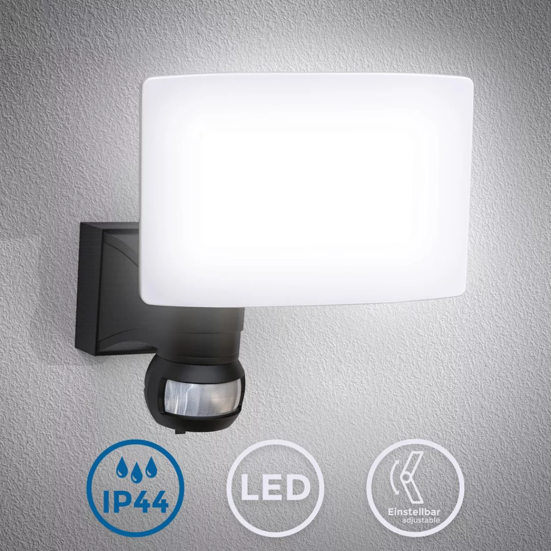 B.K.Licht LED Außen-Wandleuchte, 1 flammig, Leuchtmittel LED-Board  LED fes günstig online kaufen