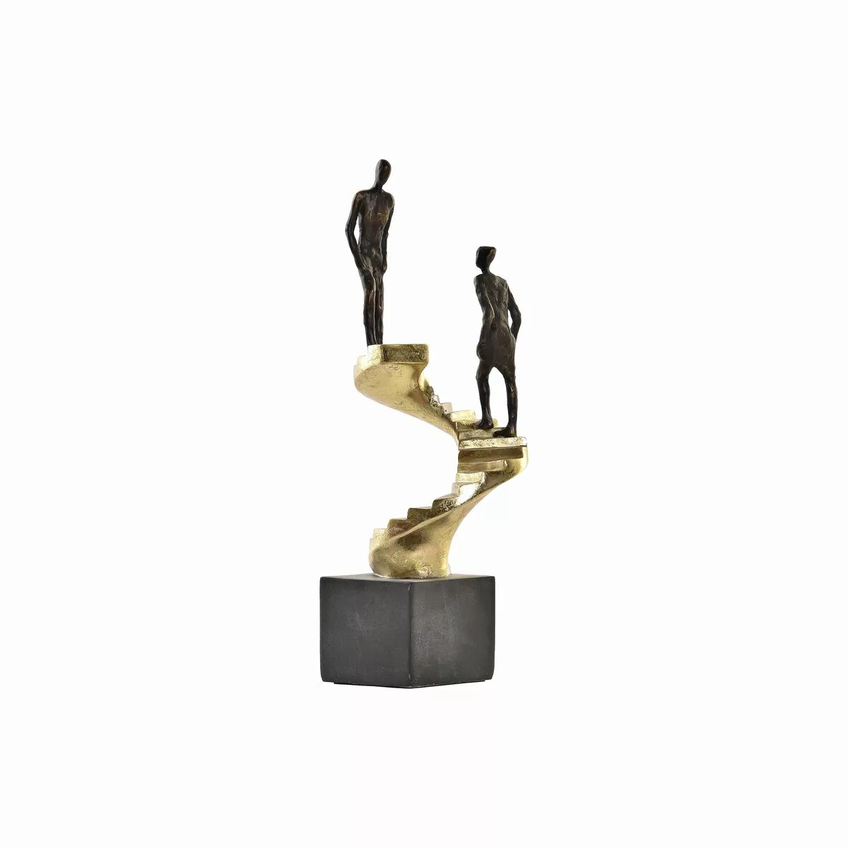 Deko-figur Dkd Home Decor Golden Harz Dunkelgrau Leiter Moderne (14 X 14 X günstig online kaufen