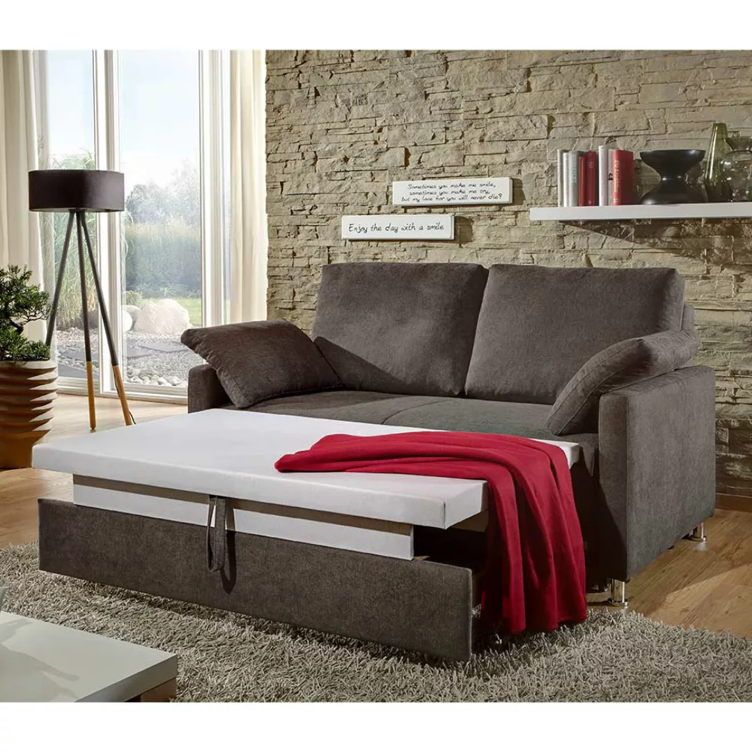 Zweisitzer Sofa mit Schlaffunktion Made in Germany günstig online kaufen
