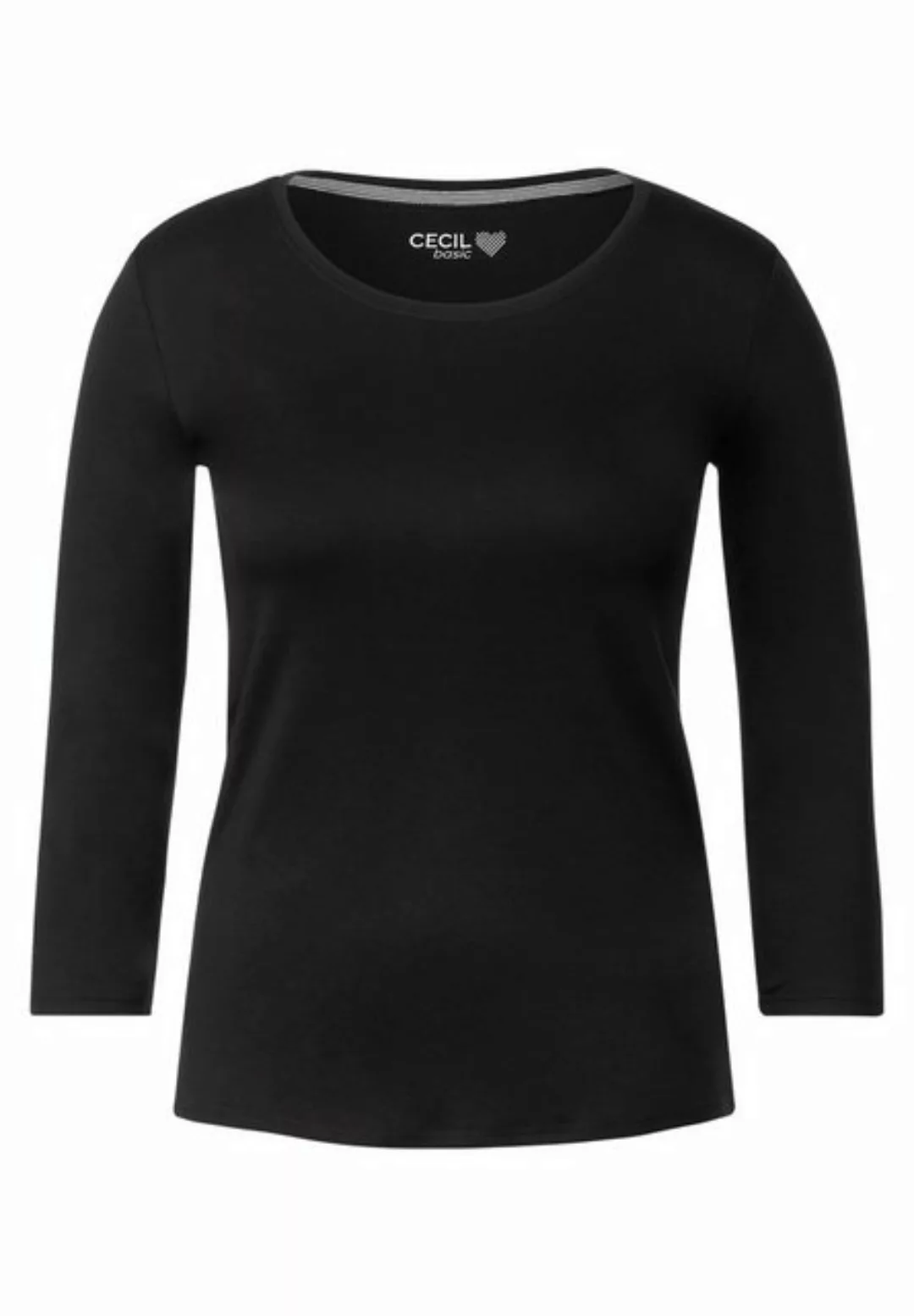 Cecil 3/4-Arm-Shirt aus reiner Baumwolle günstig online kaufen