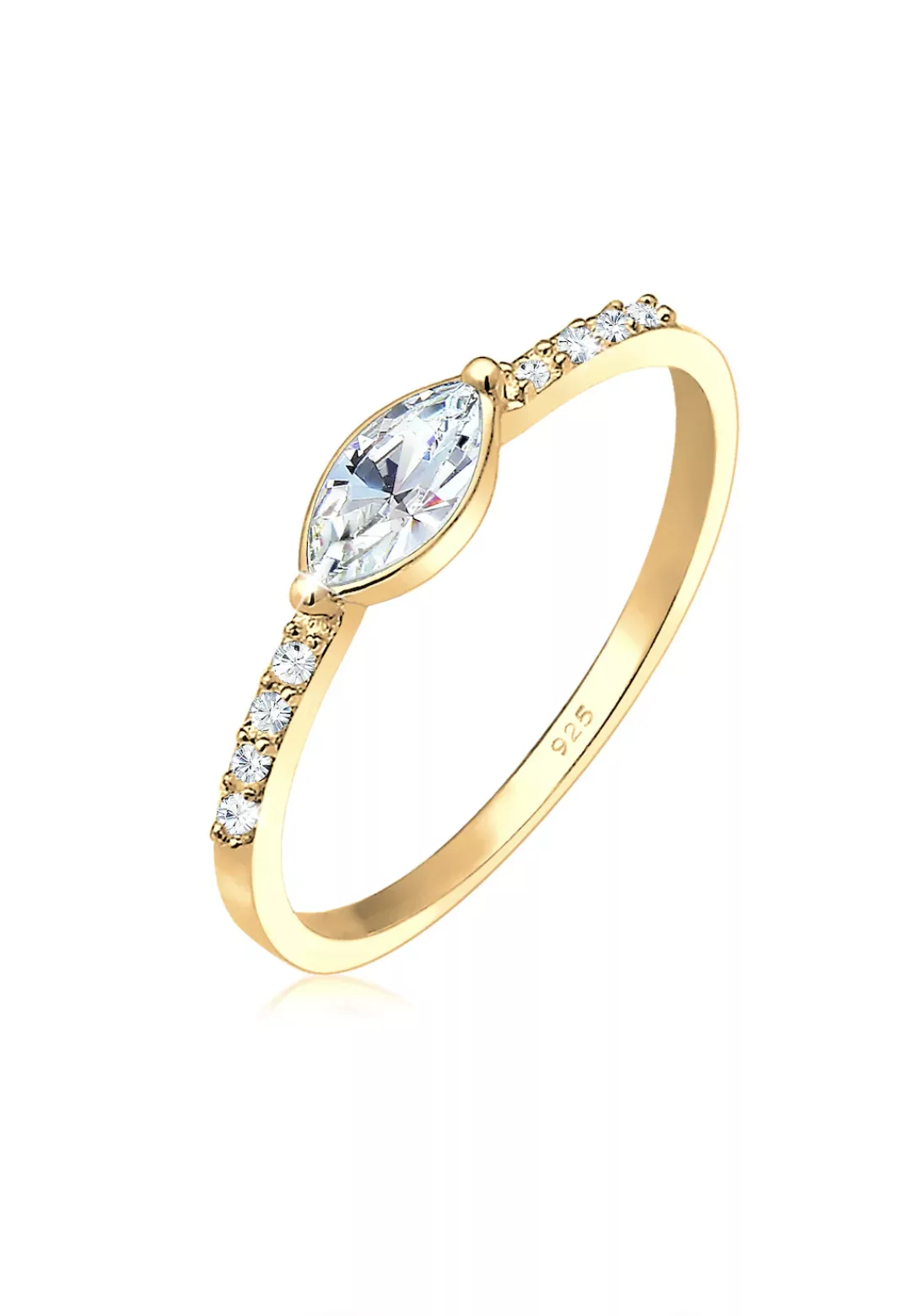 Elli Verlobungsring "Verlobung Marquise Kristalle 925 Silber" günstig online kaufen