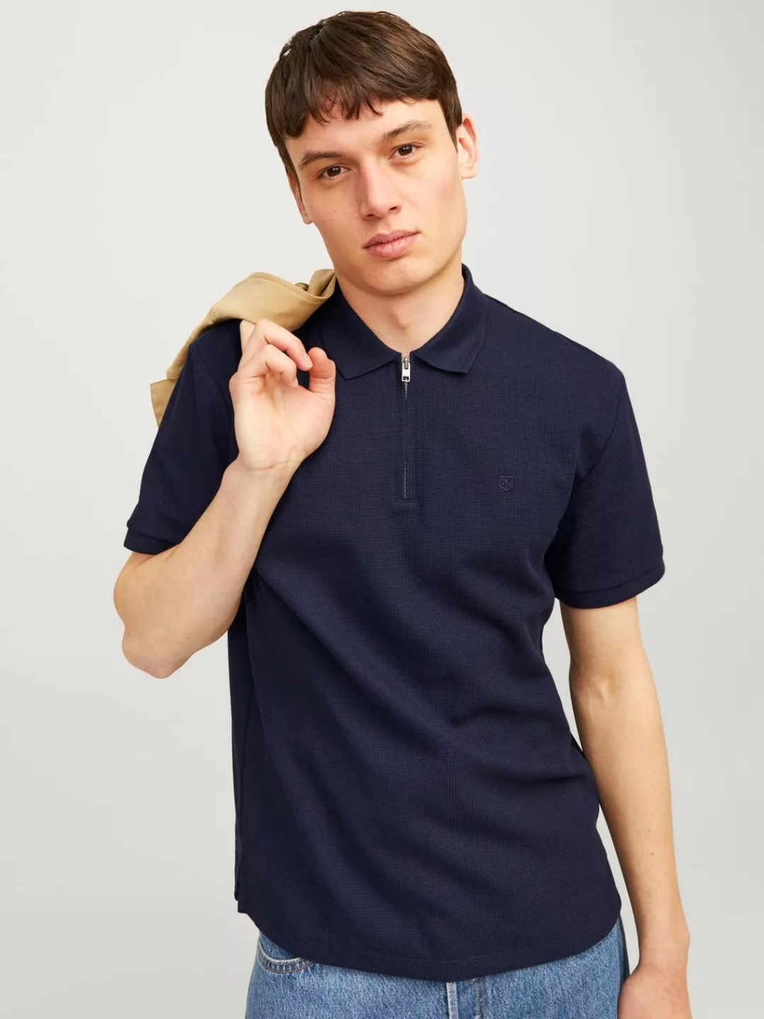 Jack & Jones Poloshirt JPRCCJOHNNY HALF ZIP SS POLO SN günstig online kaufen