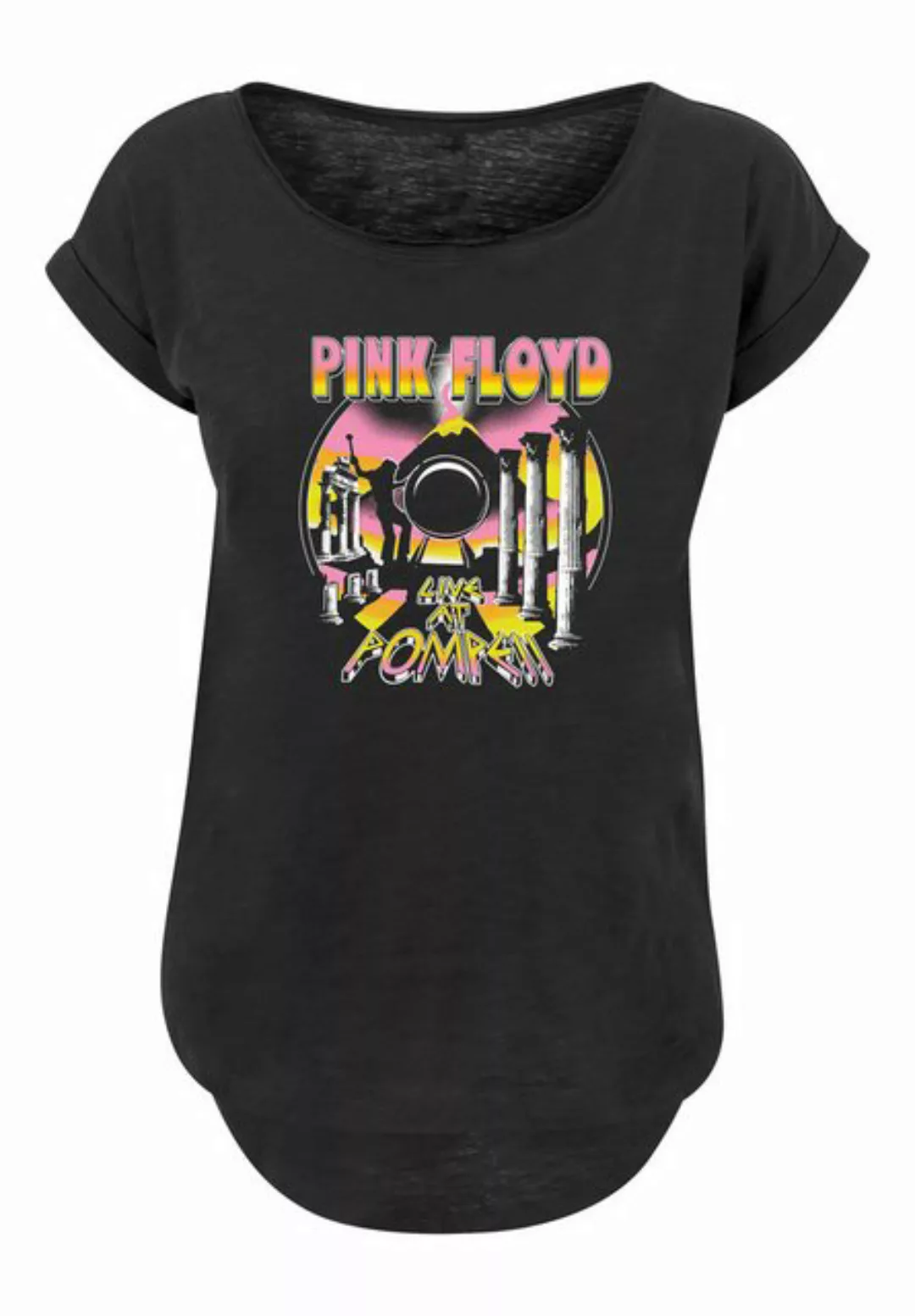 F4NT4STIC T-Shirt Pink Floyd Live At Pompeii Volcano Print günstig online kaufen