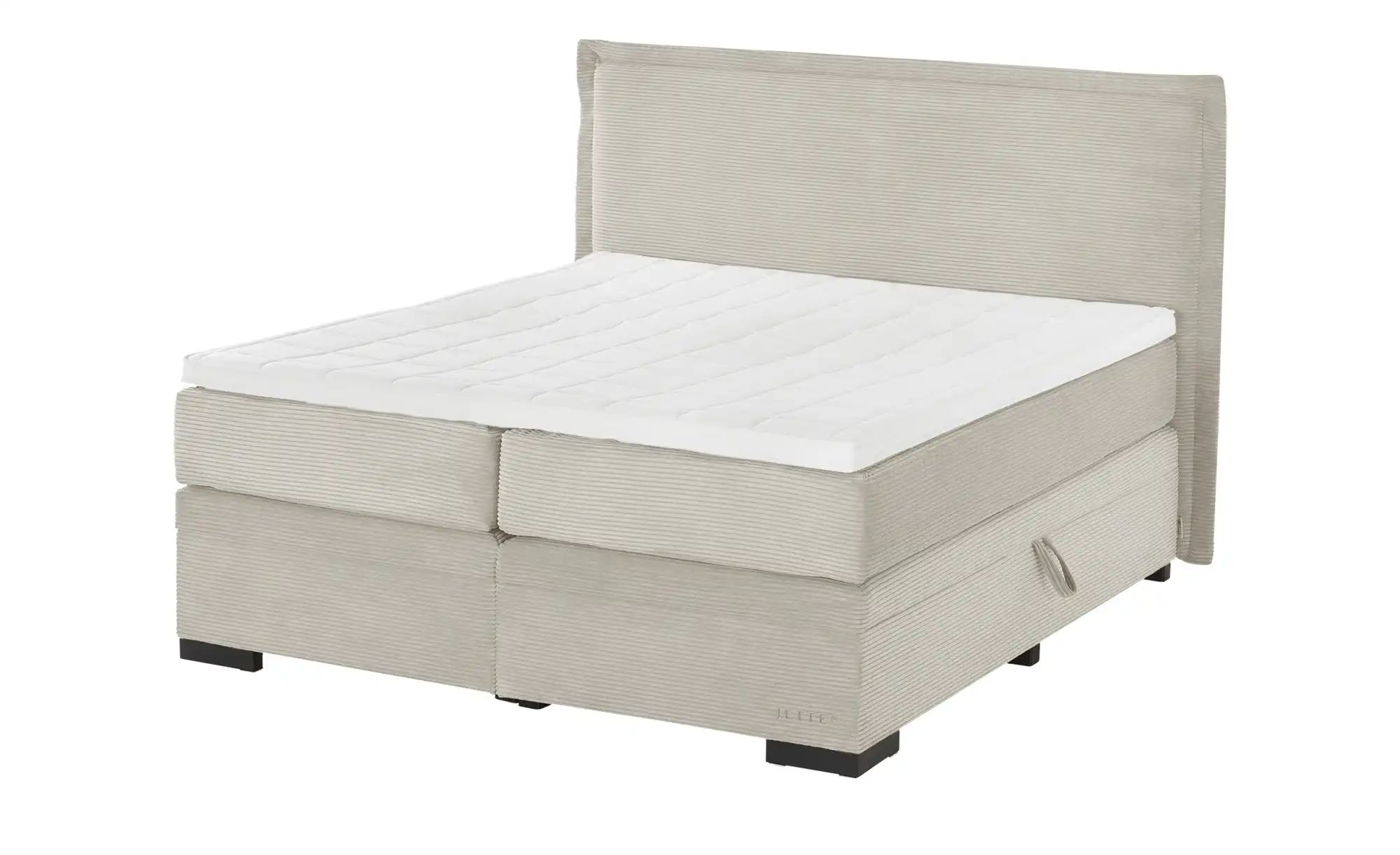 Jette Home Boxspringbett mit Bettkasten  Adapt ¦ beige ¦ Maße (cm): B: 202 günstig online kaufen