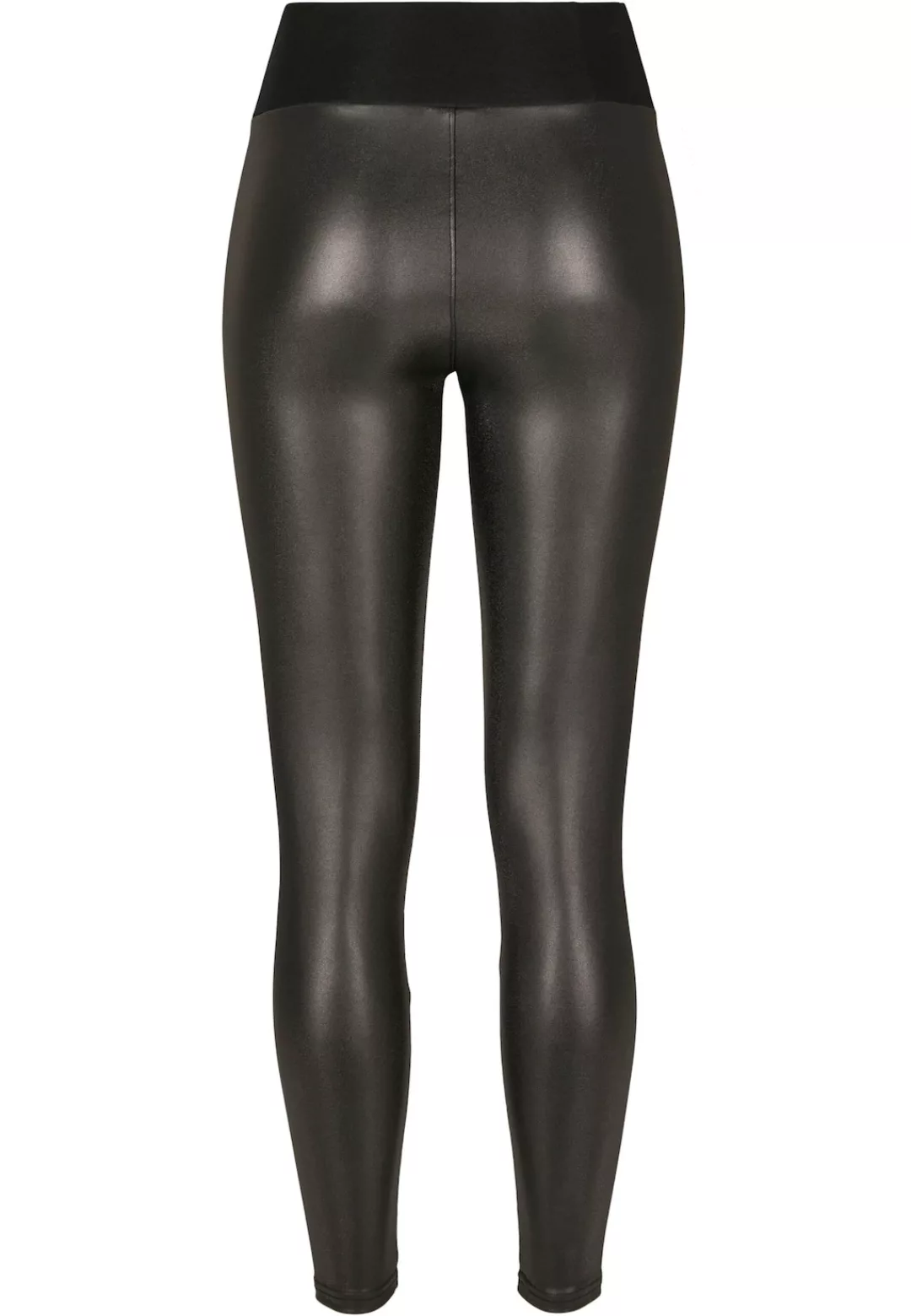 URBAN CLASSICS Leggings "Urban Classics Damen Ladies Faux Leather High Wais günstig online kaufen