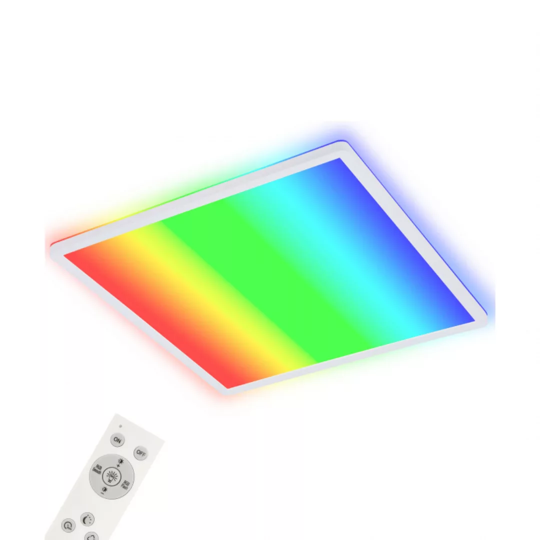LED-Deckenlampe B smart RGBW dimmbar weiß 42x42cm günstig online kaufen
