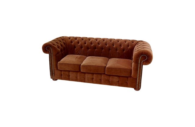 JVmoebel Chesterfield-Sofa Sofa 3 Sitzer Chesterfield Couch Polster Wohnzim günstig online kaufen