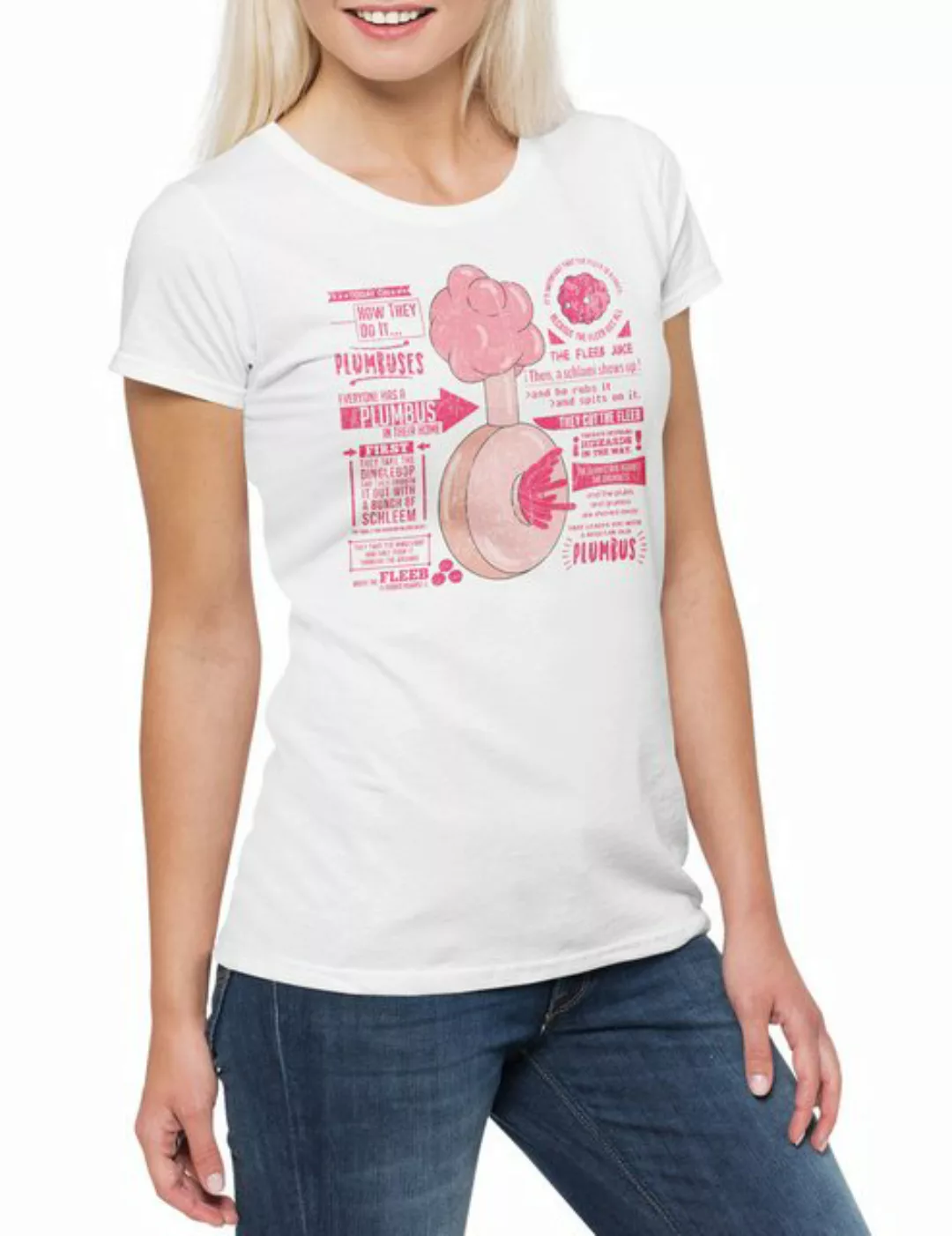 Urban Backwoods Print-Shirt Plumbus Damen T-Shirt Now I'm A Rick Sanchez Be günstig online kaufen