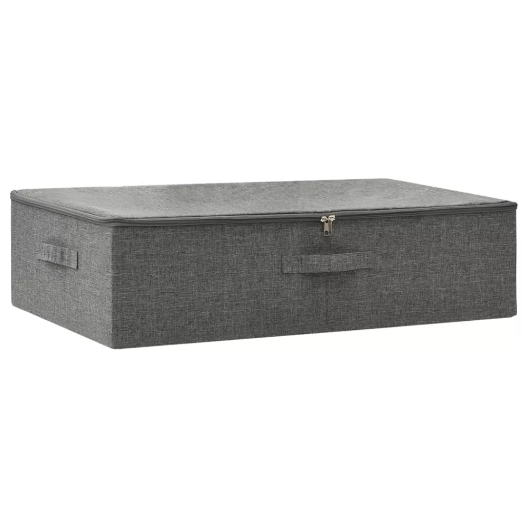 Aufbewahrungsbox Stoff 70x40x18 Cm Anthrazit günstig online kaufen