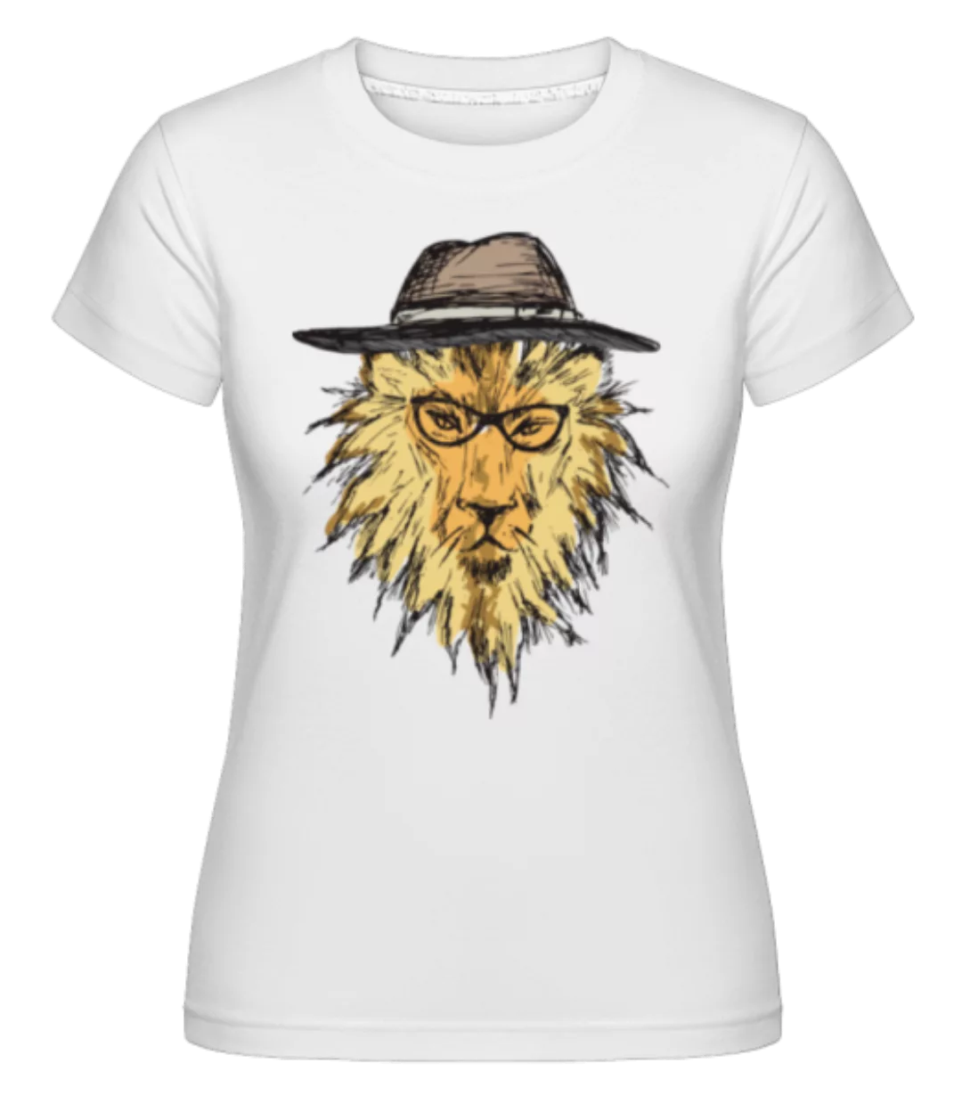 Hipster Löwe mit Hut · Shirtinator Frauen T-Shirt günstig online kaufen