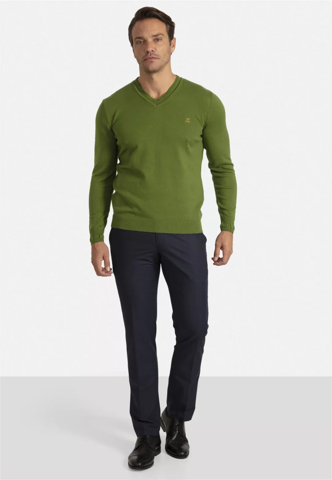 SIR RAYMOND TAILOR Strickpullover "Los Angeles", (1 tlg.), mit klassischem günstig online kaufen