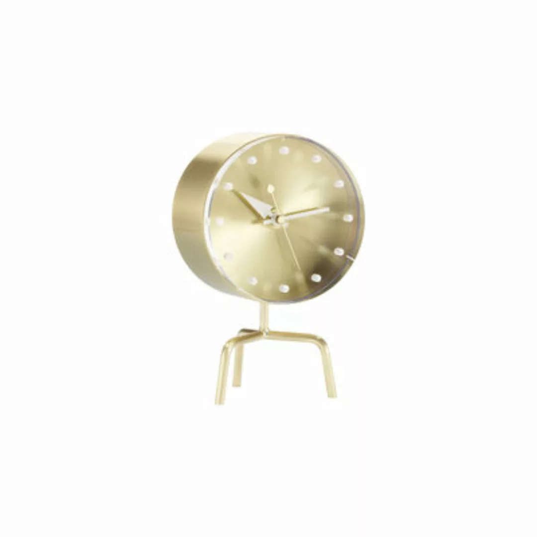 Standuhr Desk Clock - Tripod Clock metall gold / By George Nelson, 1947-195 günstig online kaufen
