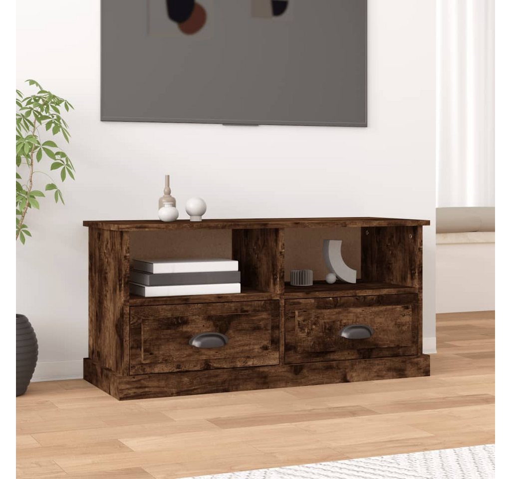 vidaXL TV-Schrank TV-Schrank Räuchereiche 93x35,5x45 cm Spanplatte günstig online kaufen