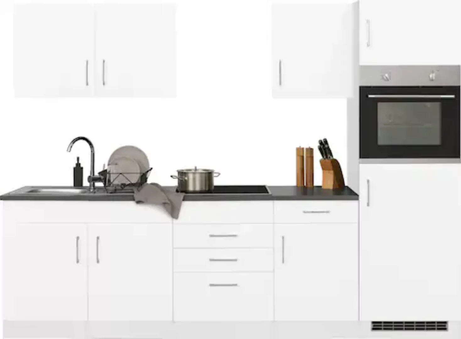 HELD MÖBEL Küchenzeile »Paris«, ohne E-Geräte, Breite 270 cm günstig online kaufen