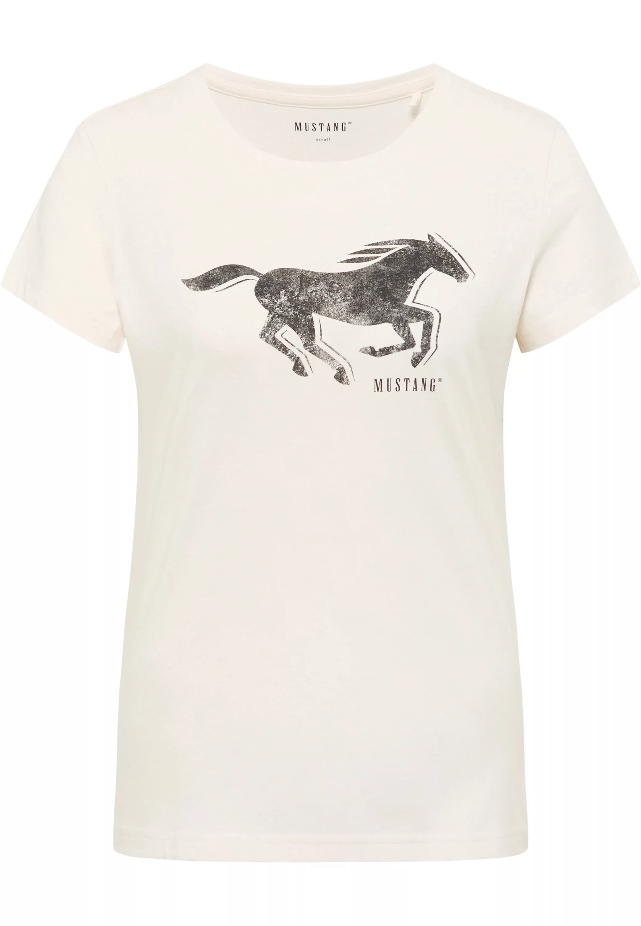 MUSTANG Kurzarmshirt "T-Shirt" günstig online kaufen