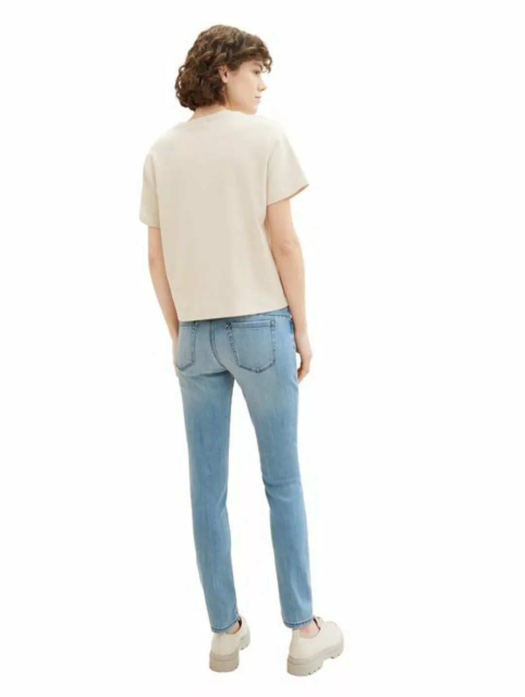 Tom Tailor Damen Jeans TAPERED RELAXED - Relaxed Fit - Light Stone Blue Den günstig online kaufen