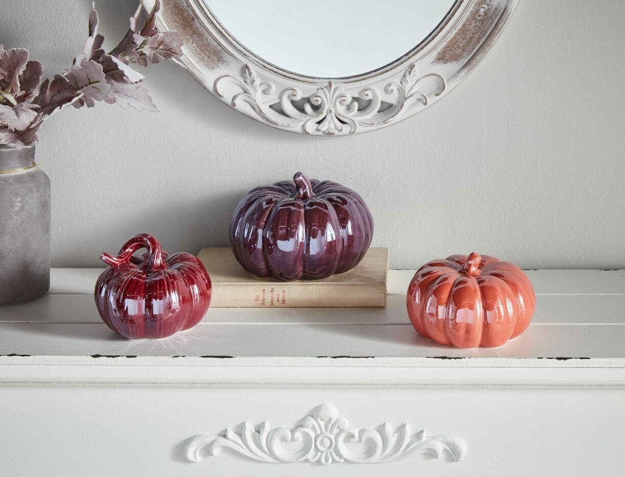 Home-trends24.de Dekofigur Kürbis Herbst Deko Figur günstig online kaufen