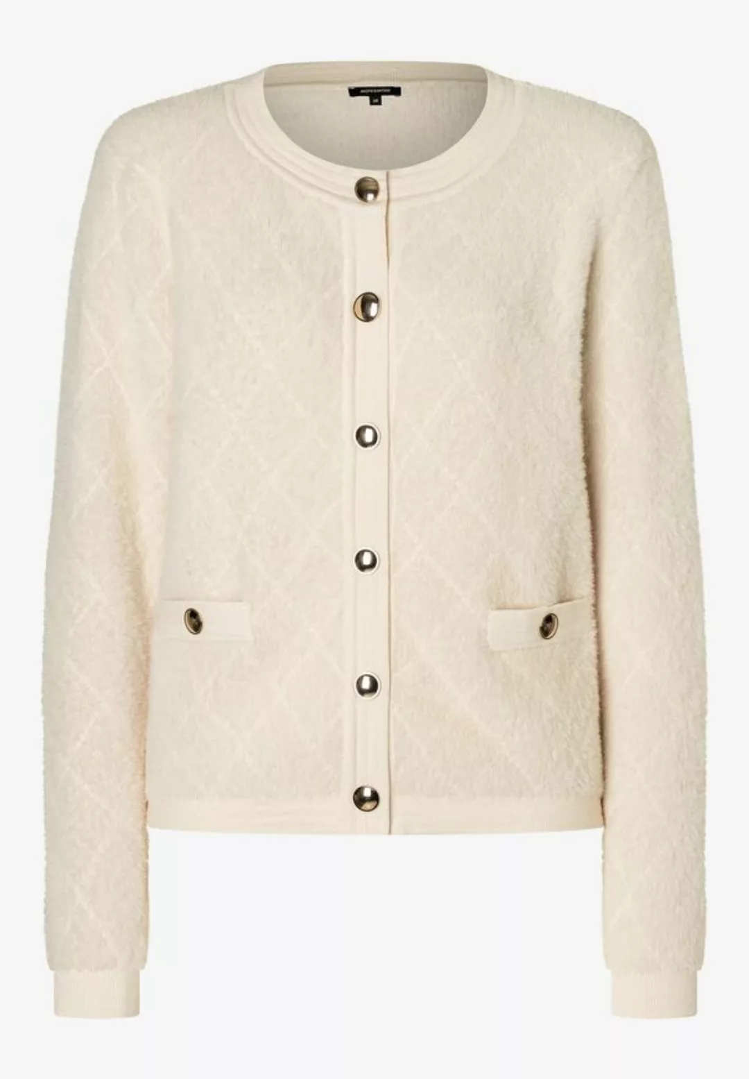 Fell-Strickjacke, powder creme günstig online kaufen