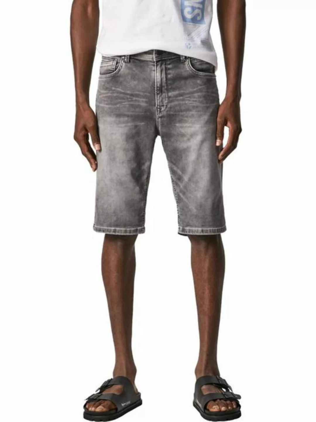 Pepe Jeans Herren Jeans Short JACK - Regular Fit - Blau - Used Blue günstig online kaufen