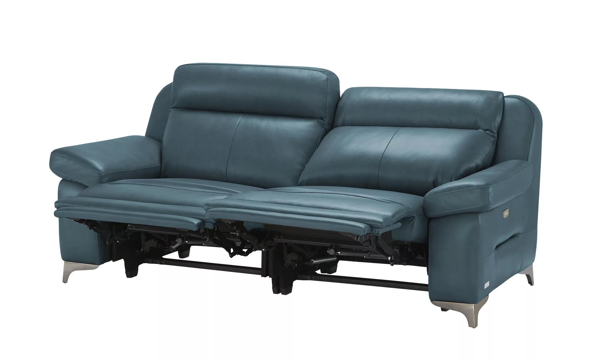 Wohnwert Sofa 3-sitzig mit elektrischer Relaxfunktion Arianna ¦ türkis/petr günstig online kaufen