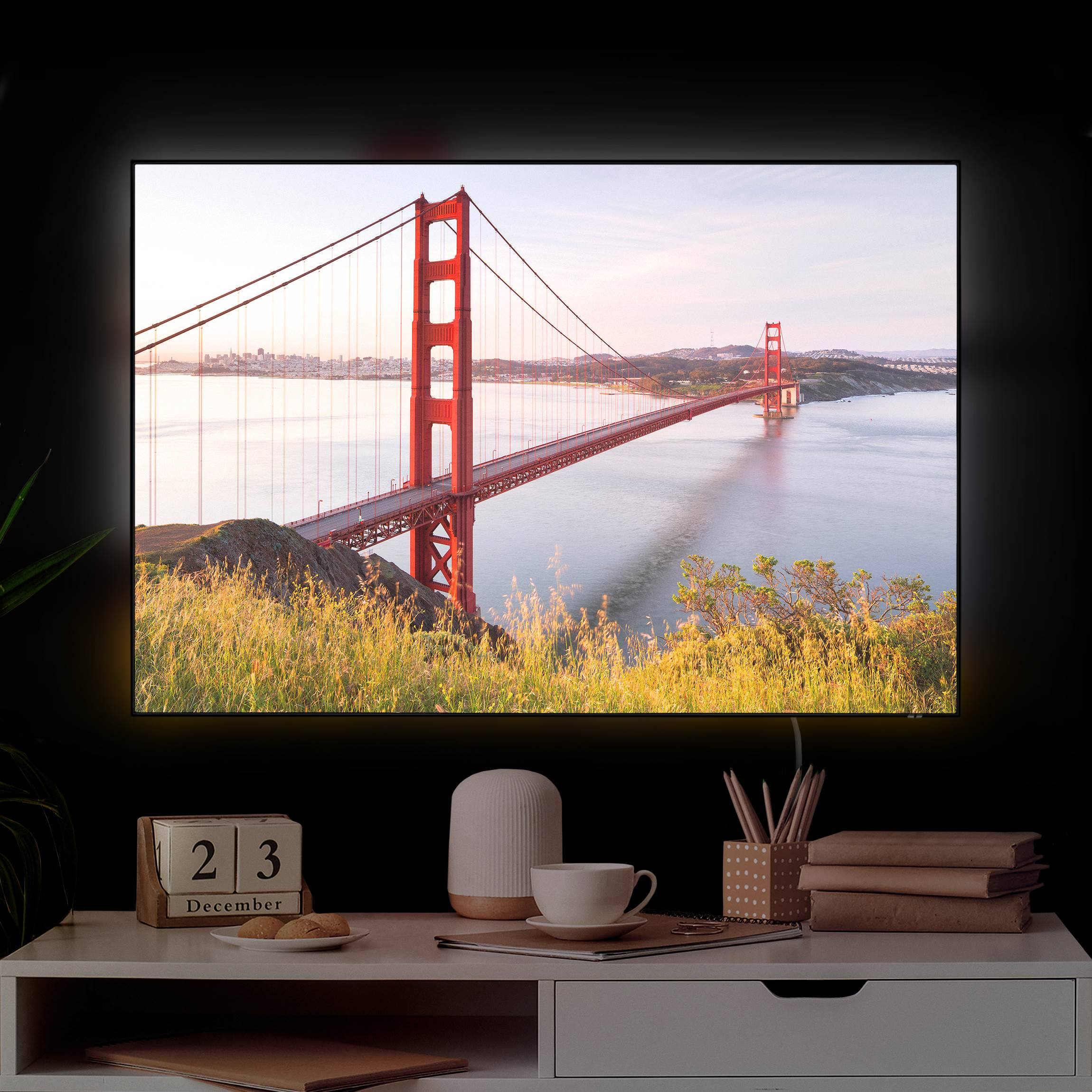 LED-Wechselbild Golden Gate Bridge in San Francisco günstig online kaufen