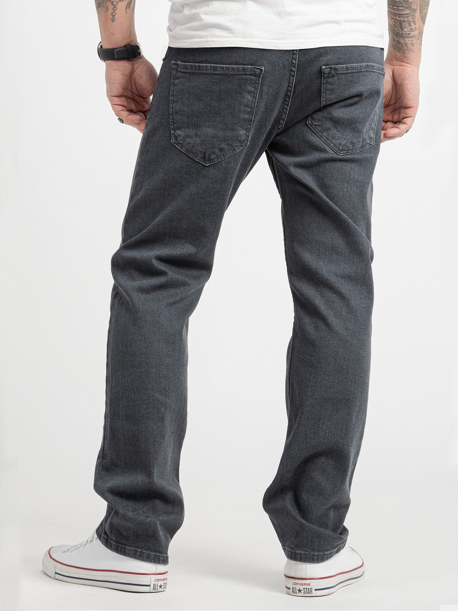 Rock Creek Regular-fit-Jeans Herren Jeans Stonewashed günstig online kaufen