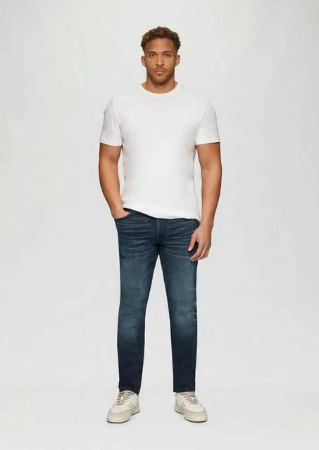 s.Oliver Stoffhose Jeans York / Regular Fit / Mid Rise / Straight Leg Blend günstig online kaufen