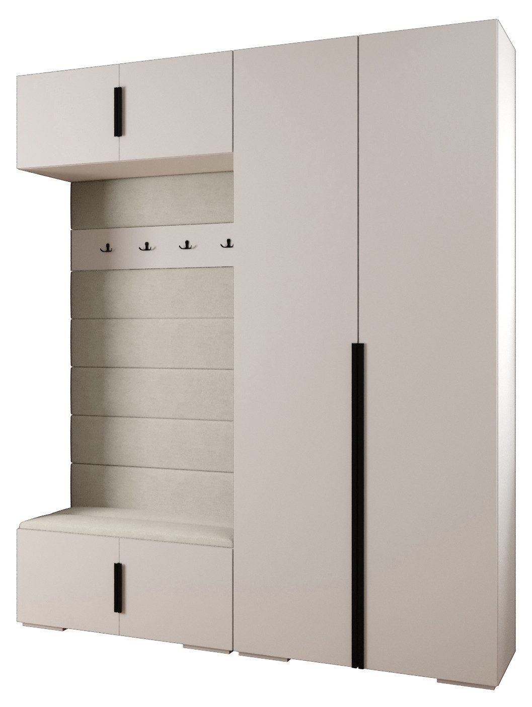 ABIKS MÖBEL Kompaktgarderobe INOVA 1 SATZ günstig online kaufen