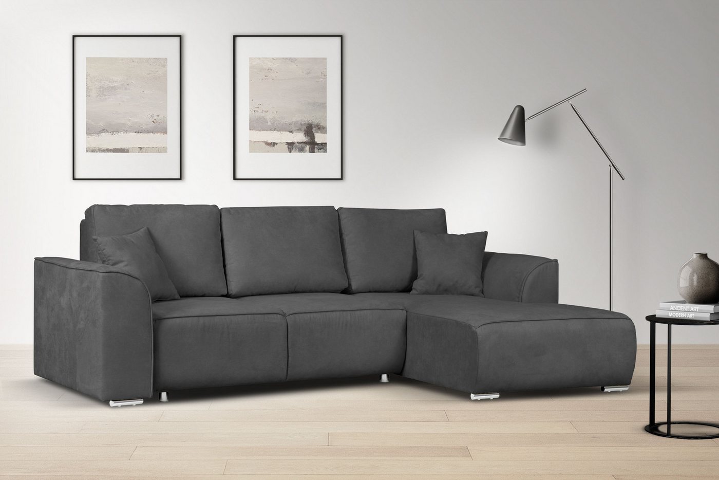 INOSIGN Ecksofa "Beatrice L-Form", wahlweise auch mit Bettfunktion und Bett günstig online kaufen