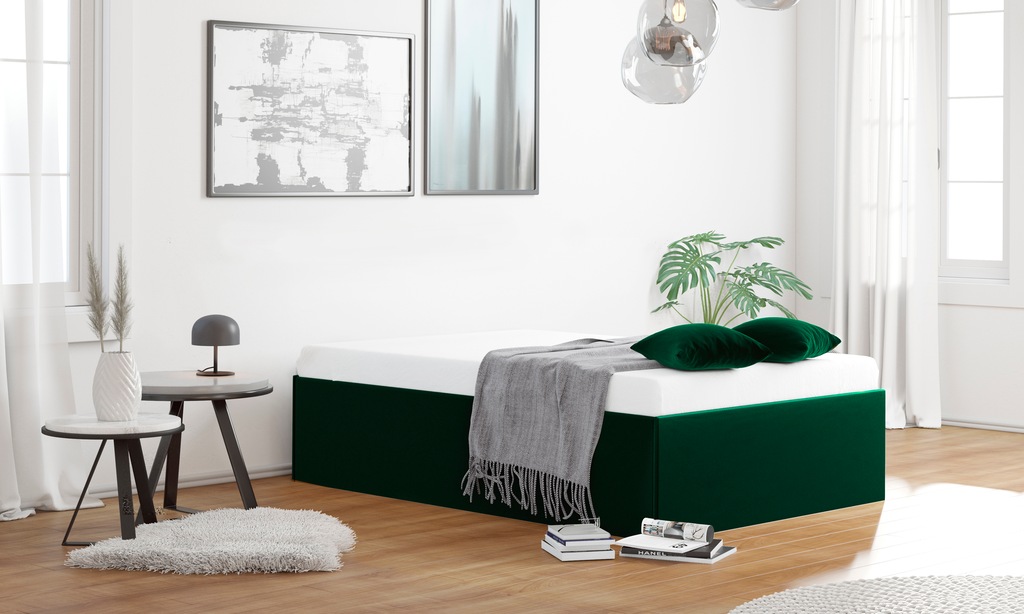 Westfalia Schlafkomfort Polsterbett "Amrum", in Samtvelours ohne Kopfteil, günstig online kaufen