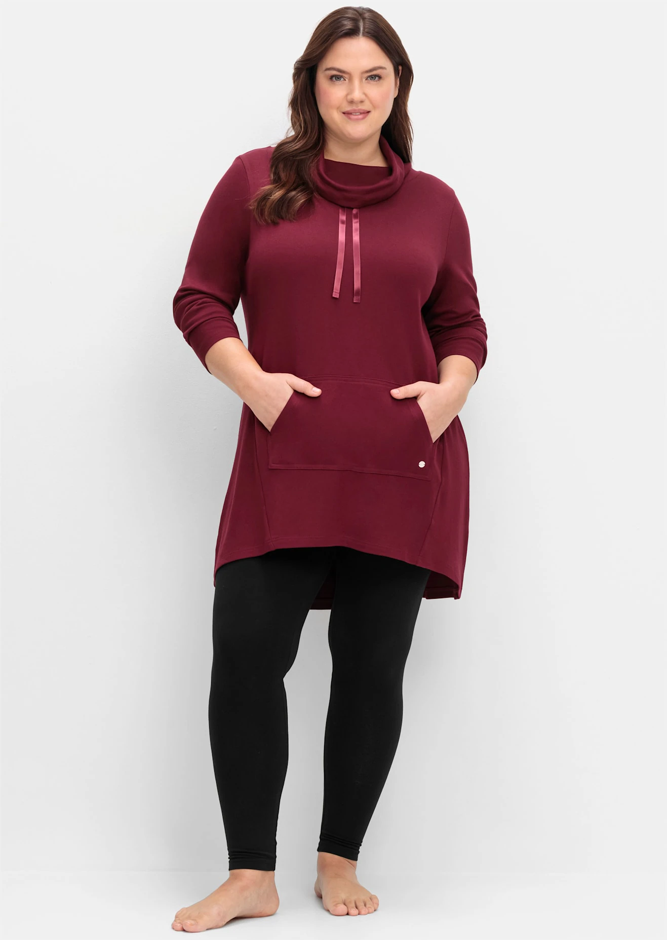 Sheego Longshirt "Sweatshirt", (1 tlg.) günstig online kaufen