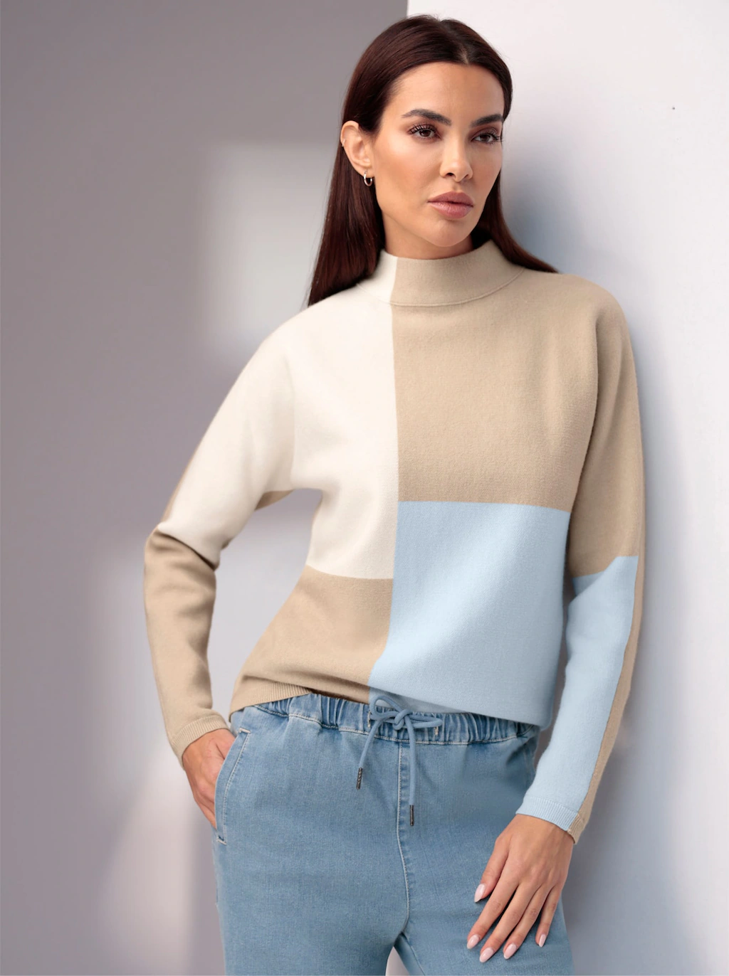 heine Stehkragenpullover "Pullover" günstig online kaufen