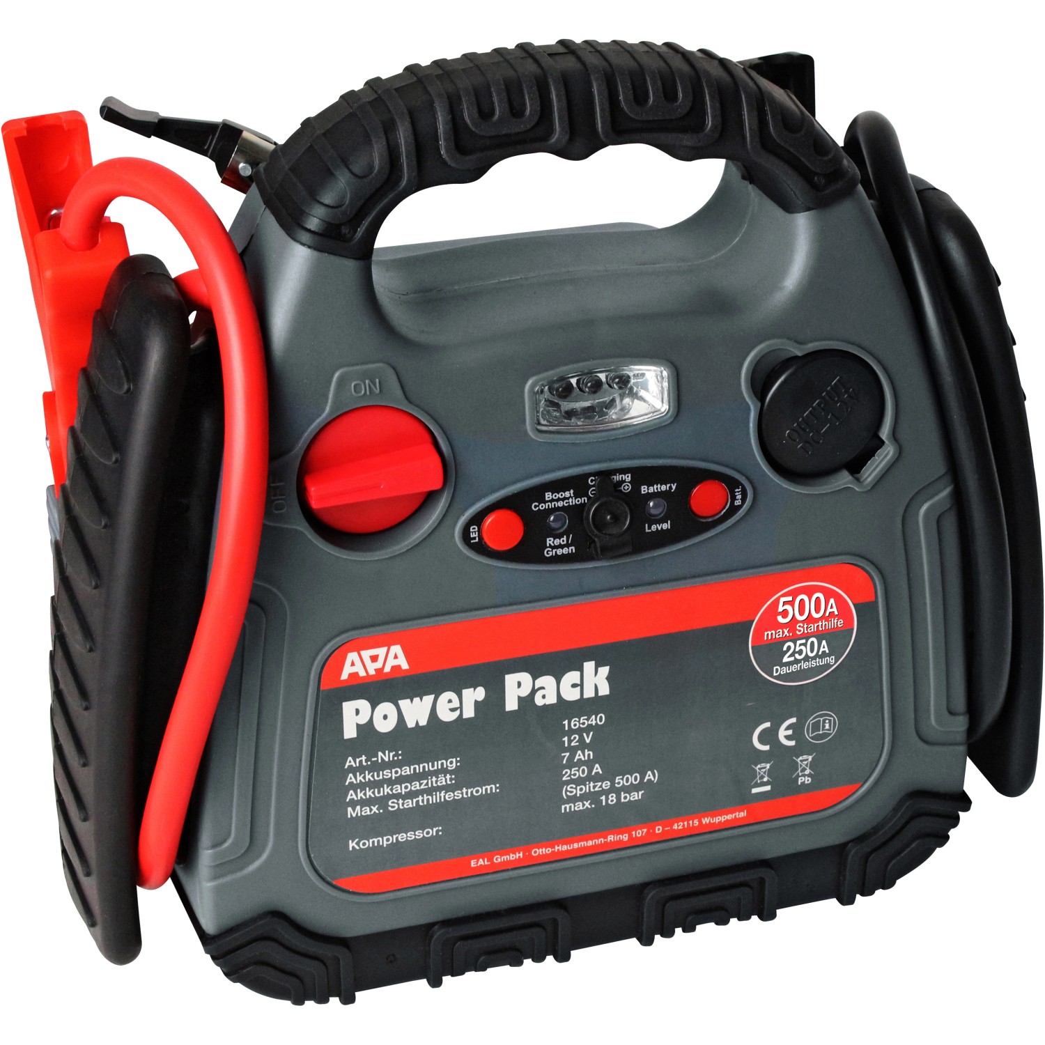 APA Starthilfe Powerpack 250 A mit Kompressor günstig online kaufen