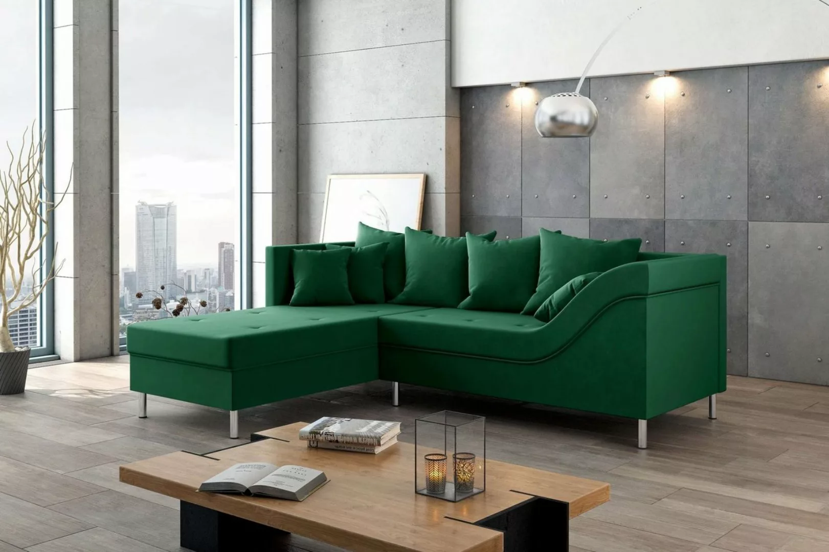 Stylefy Ecksofa Toffi, L-Form, Eckcouch, stellbar günstig online kaufen