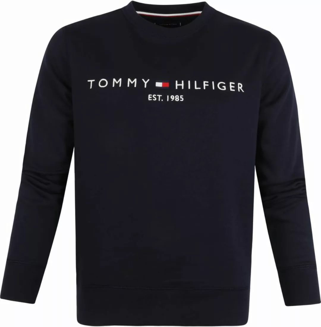 Tommy Hilfiger Logo Sweater Navy - Größe XL günstig online kaufen
