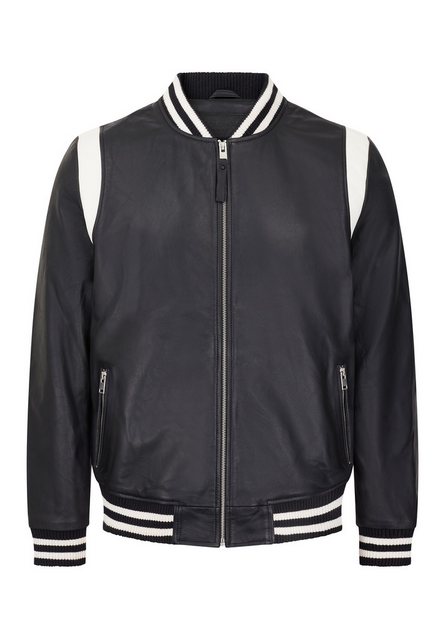 Bolongaro Trevor Lederjacke Teddy Bomber Lite Superweiches Leder,Gerippter günstig online kaufen